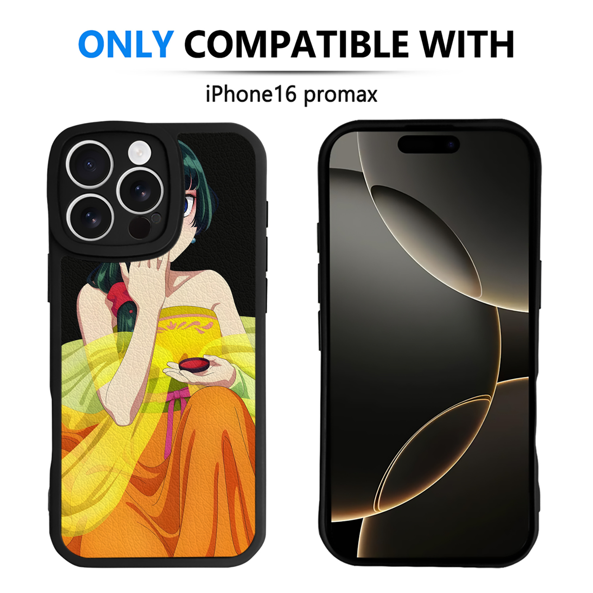 （画像用） 薬屋のひとりごと The Apothecary Diaries 【iPhone 16シリーズ対応】シリコンスマホケース（レザー調） 材質：シリコン